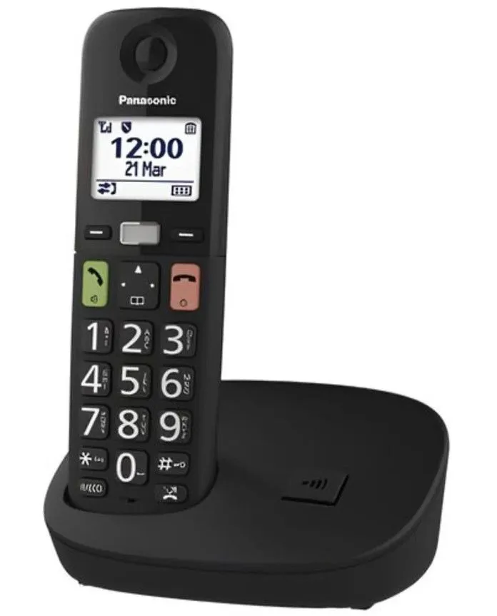 PANASONIC Bežični telefon KX-TGU110FXB/ crna