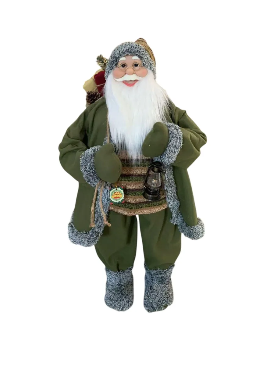 PANGRAF Novogodišnja figura Deda Mraz 100cm SZO23100/ zelena