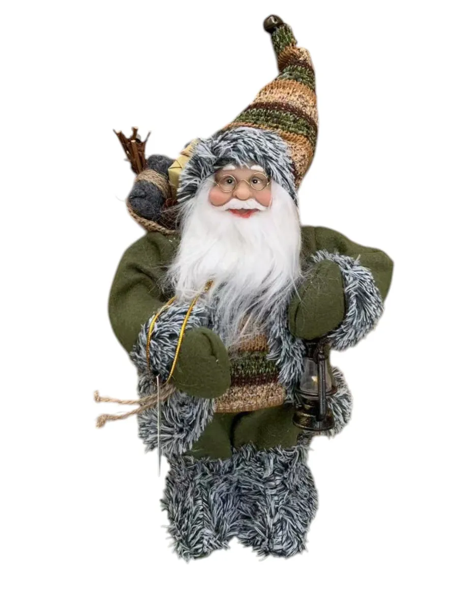 PANGRAF Novogodišnja figura Deda Mraz 35cm SZO2335/ zelena