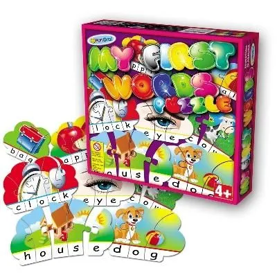 PANGRAF Puzzle Moje prve reči na engleskom