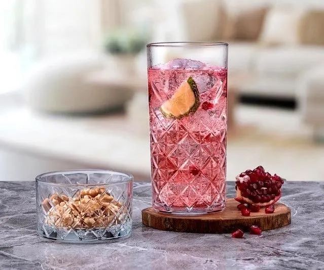 PASABAHCE Čaša Timeless roze 45cl 4/1