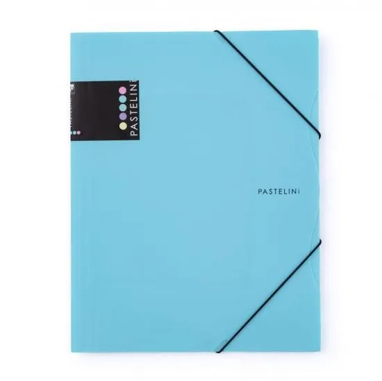 PASTELINI PVC fascikla sa lastišem A4-Plava