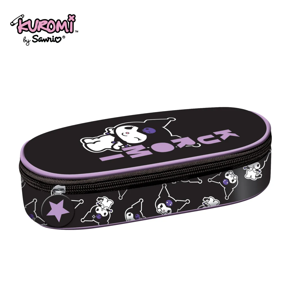 PERNICA SA ZIPOM KUROMI BLACK 93779