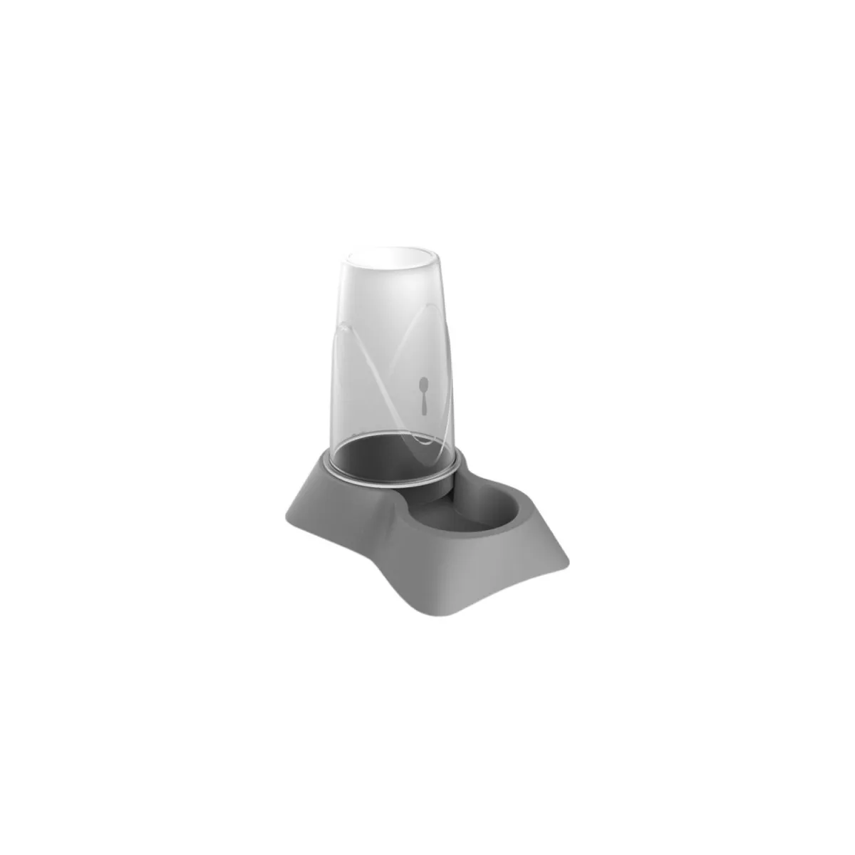 PETMAX Dispanzer Stella 3.5l sivi 23x34x33,5 cm