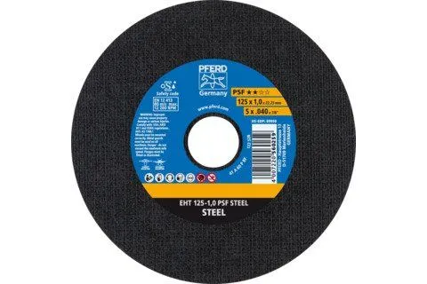PFERD Rezna ploča EHT 125x1,0 PSF STEEL, 22,23mm