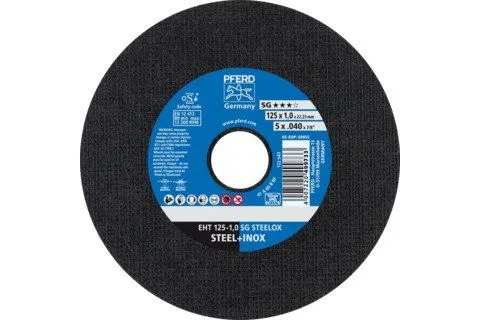 PFERD Rezna ploča EHT 125x1,0 SG STEELOX, 22,23mm