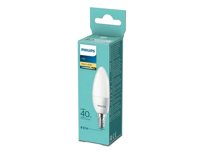 PHILIPS LED sijalica 5.5W (40W) B35 E14 WW FR ND 1PF/6 DISC