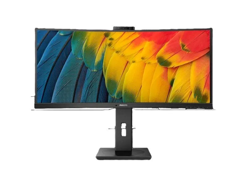 PHILIPS Monitor 34B1U5600CH/00 34/VA/zakrivljen/21:9/3440x1440/120Hz/4msGTG/HDMI/DP/USB C/kamera