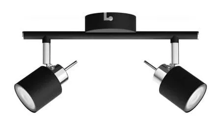 PHILIPS Spot lampa Meranti GU10 2x35W crna