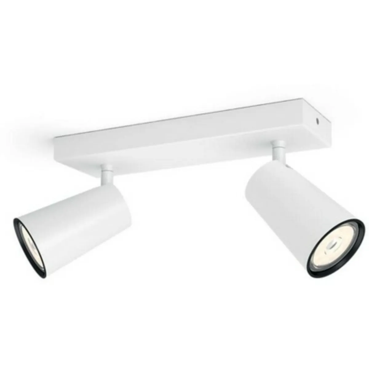 PHILIPS Spot lampa Paisley bela sa 2x5,5W GU10