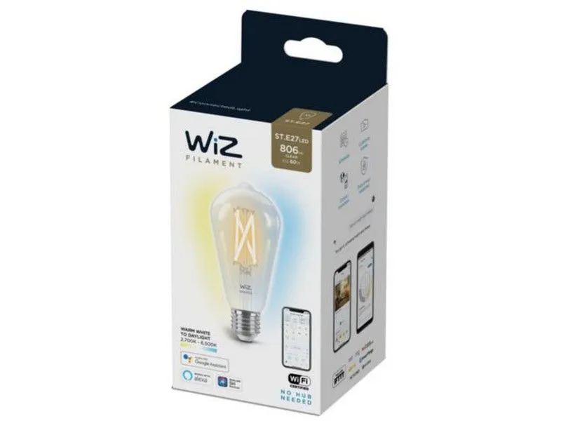 PHILIPS Wi-Fi 60W ST64 E27 927-65 CL 2700 - 6500K TW 1PF/6