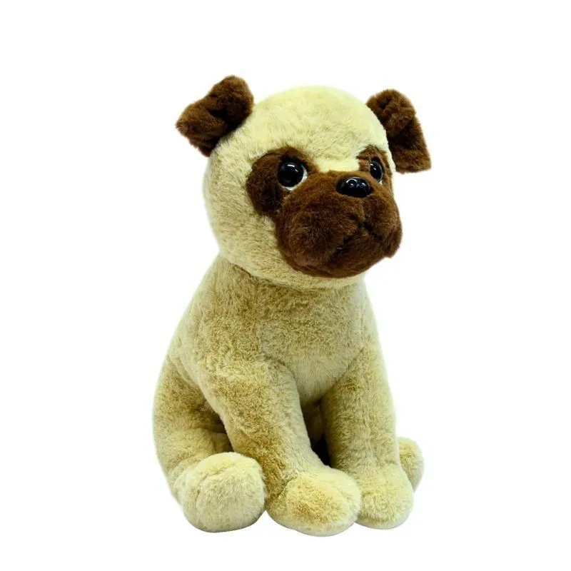 Plišana igračka Bulldog 35cm/ krem/braon
