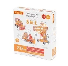 POLESIE Konstruktor set 3u1 Mladi inženjer 235 delova