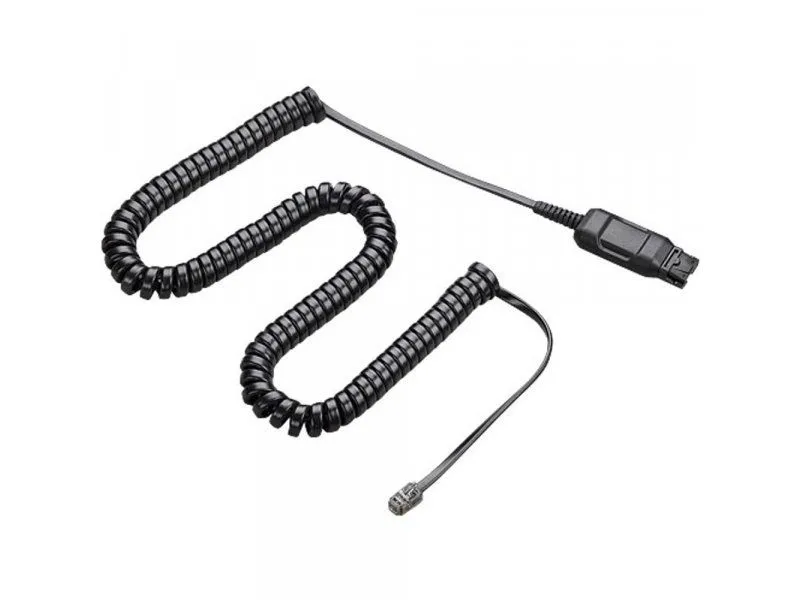 POLY Kabl adapter HIS za EncorePro&SuraPlus slušalice za Avaya telefone, crna