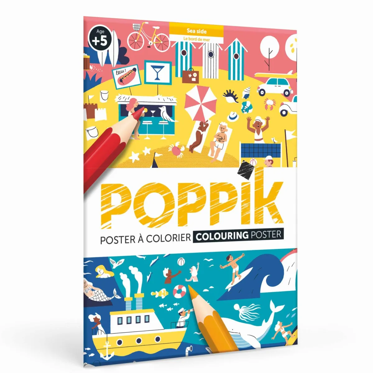 POPPIK Poster za bojenje: Na moru