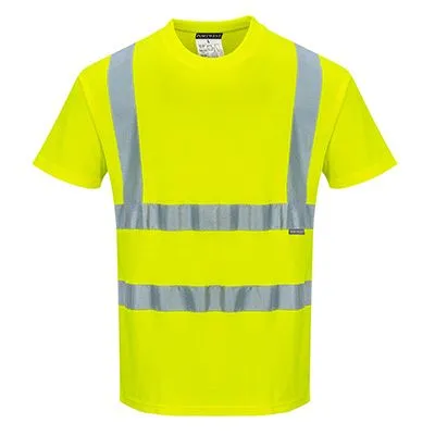 PORTWEST Majica visoke vidljivosti Cotton Comfort S170 sa kratkim rukavima/ žuta