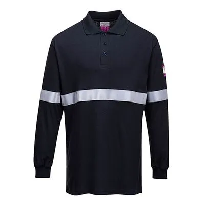 PORTWEST Polo majica sa reflektujućom trakom FR03 - vatrootporna antistatik/ plava