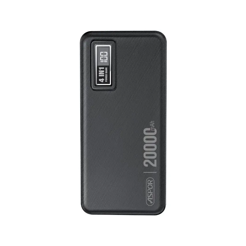 Power Bank Aspor A301 20000 mAh crna
