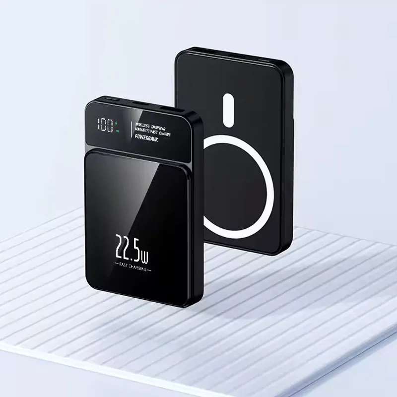 Power Bank Mag Charger 22/5W 10000 mAh ljubičasta