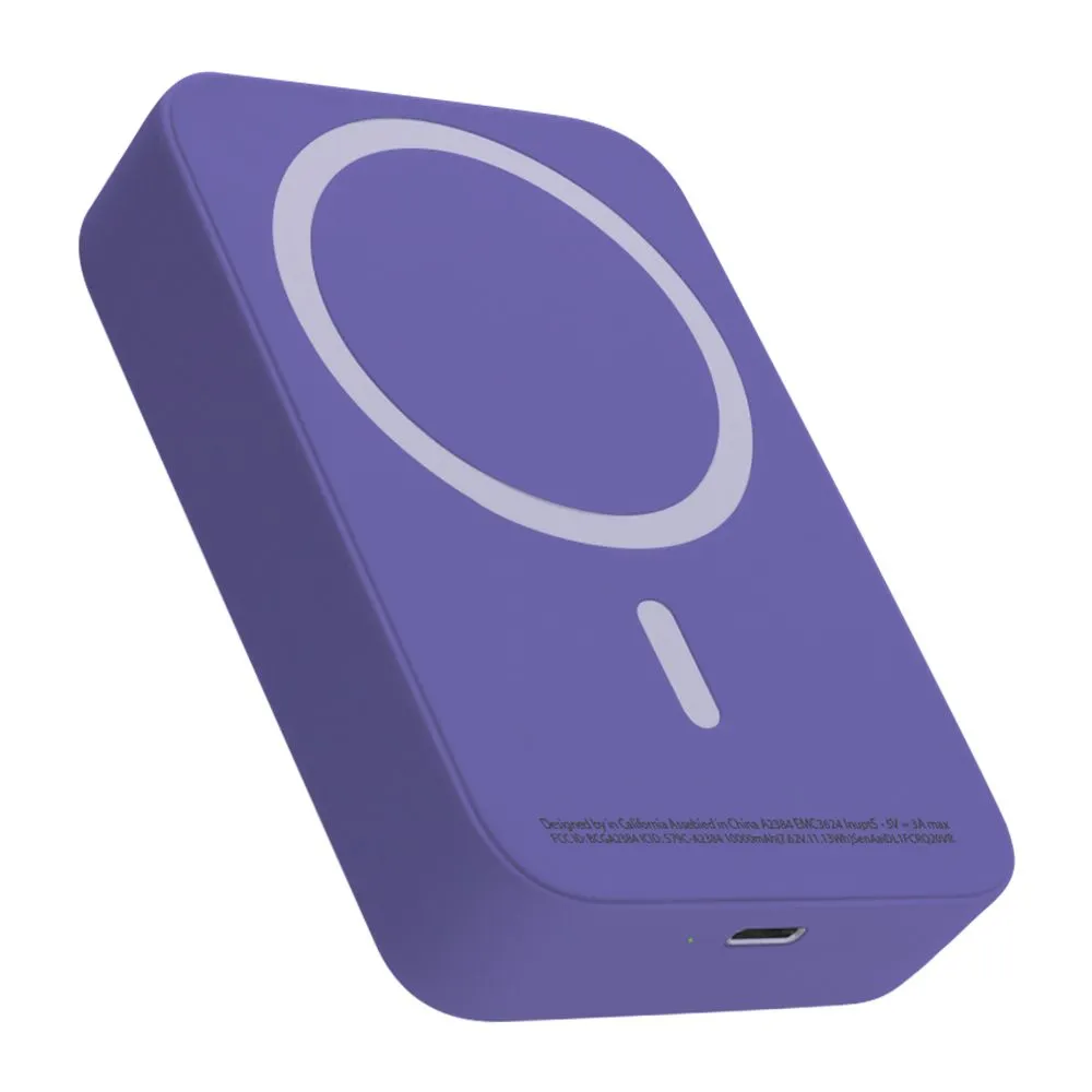 Power bank MagSafe 15W 10000 mAh, ljubičasta