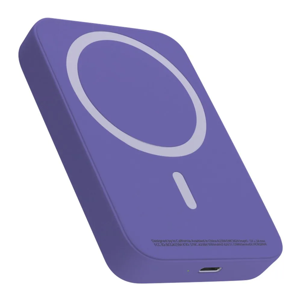 Power bank MagSafe 15W 5000 mAh/ ljubičasta