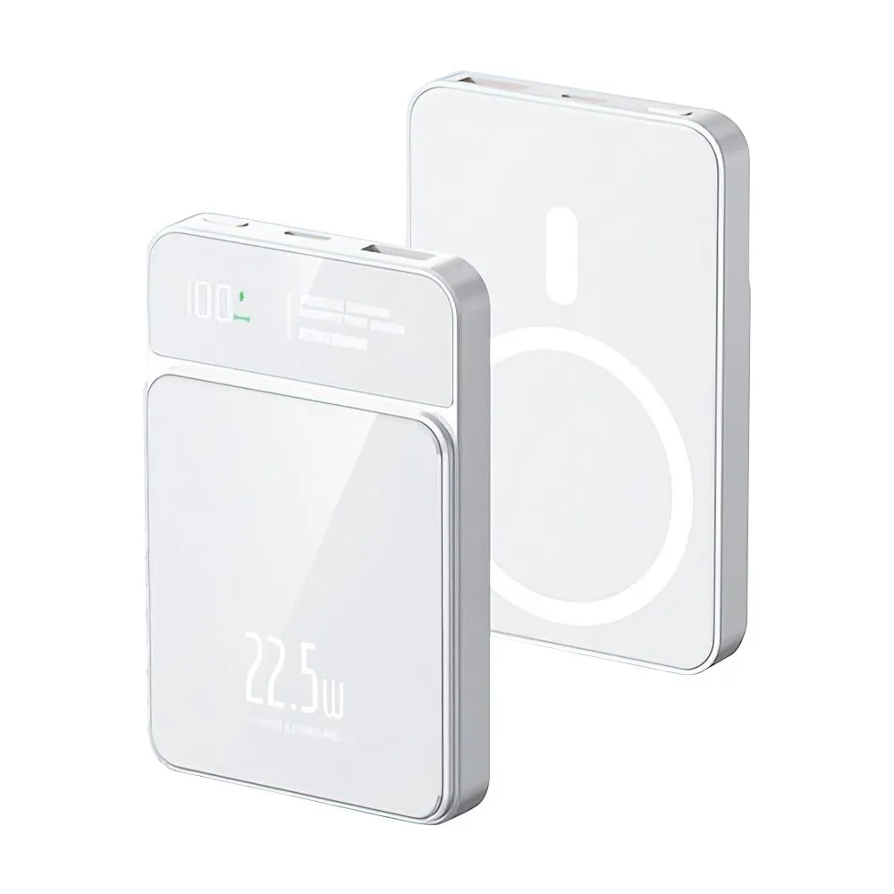 Power bank MagSafe M50 15W PD 20W+22.5W Fast 5000mAh/ bela