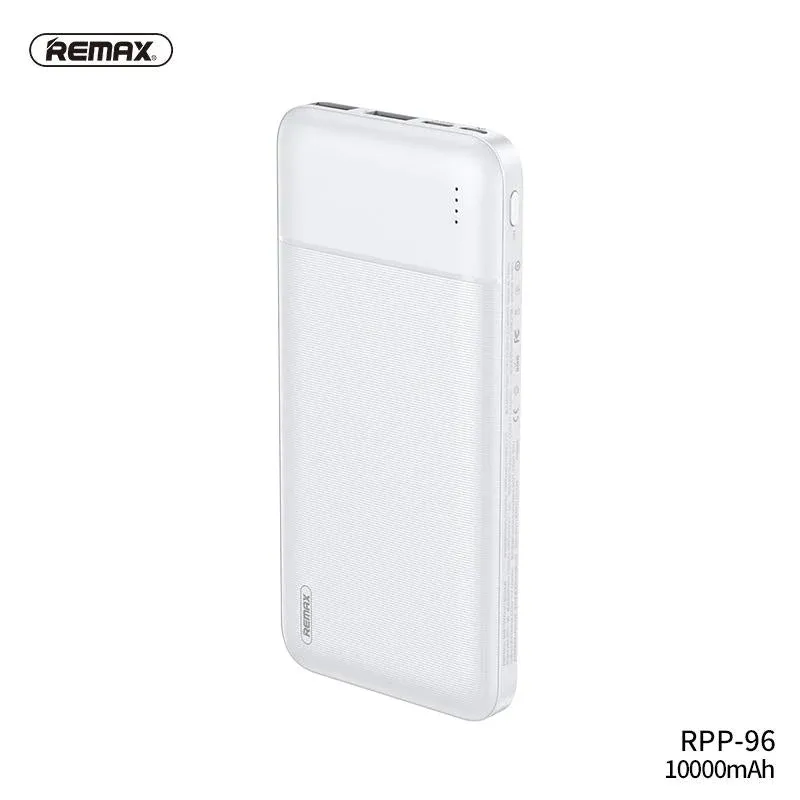 Power bank prenosiva baterija REMAX Lango RPP-96 2USB 10000mAh bela