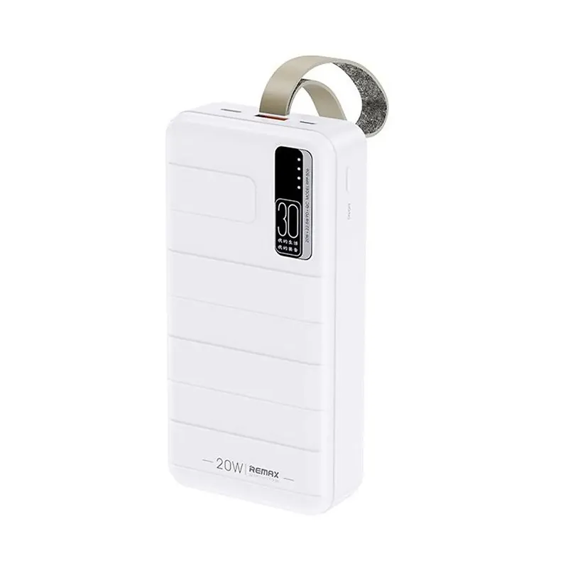 Power bank prenosiva baterija REMAX Noah Series RPP-506 PD QC 20W 22.5W 30000mAh bela