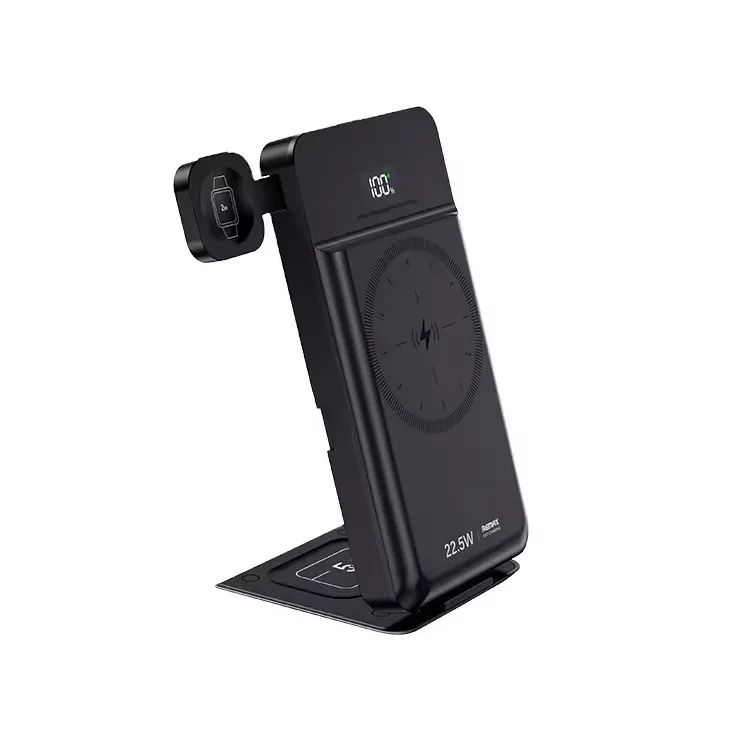 Power bank prenosiva baterija REMAX RPP-D3  20W+22.5W Fast Charging 10000mAh Magnetic 5u1 crni