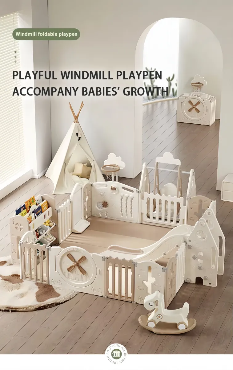 PREMIUM STIL Ogradica Igraonica Čarobna „Vetrenjača“