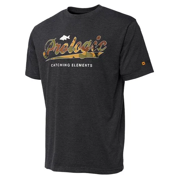 PROLOGIC CAMO LOGO T-SHIRT/ XL -GREY MELANGE
