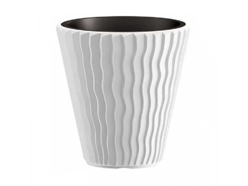 Prosperplast DBSP300-S449 Saksija Sandy 30x33cm Bela