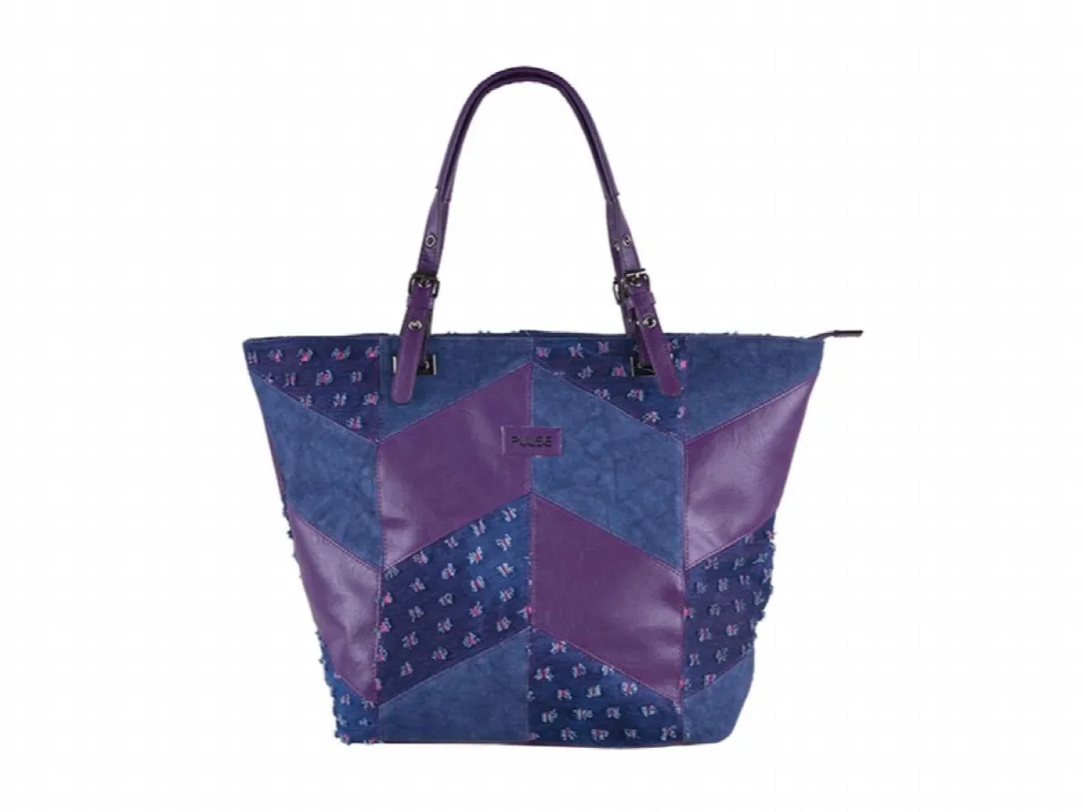 PULSE Torba na rame venezia flower jeans 121513