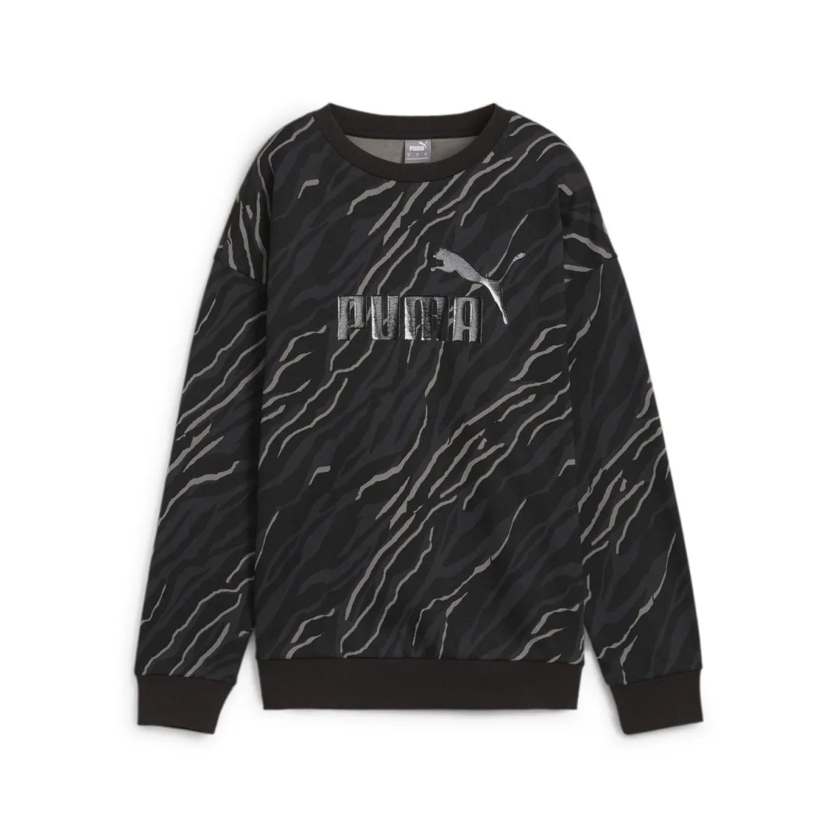 PUMA Duks ess+ animal aop crew fl W