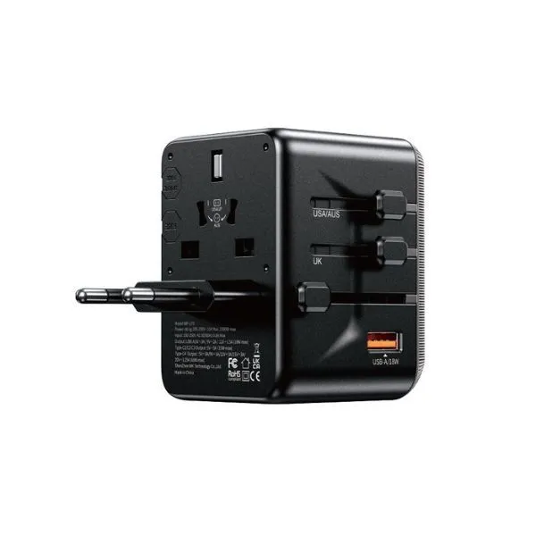 Punjac WEKOME WP-U70 65W Univerzalni GaN Crni