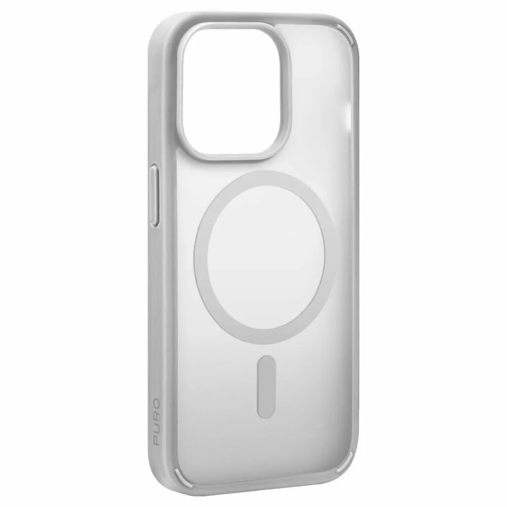 PURO Gradient futrola za iPhone 15 Pro silver