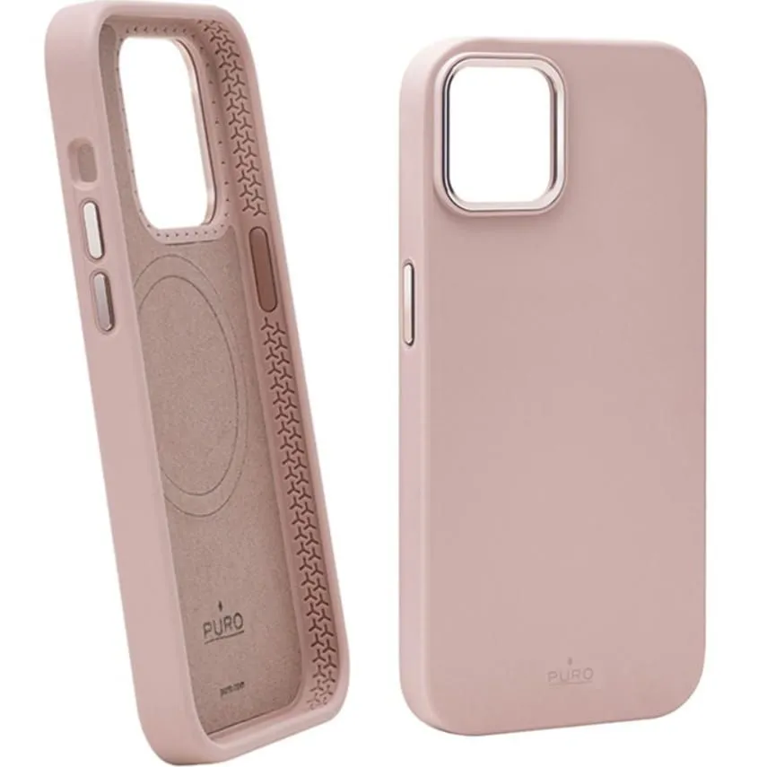 PURO Icon Mag futrola za iPhone 15 roze