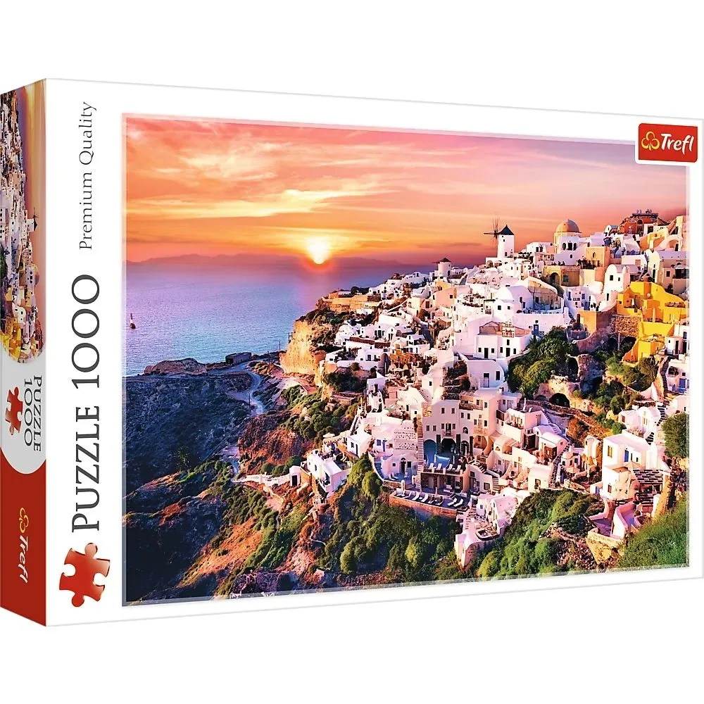 Puzzle 1000 sunset over santorini
