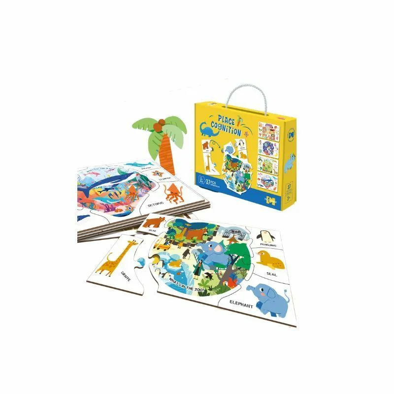 Puzzle za decu Staništa životinja 88917 - 37 delova