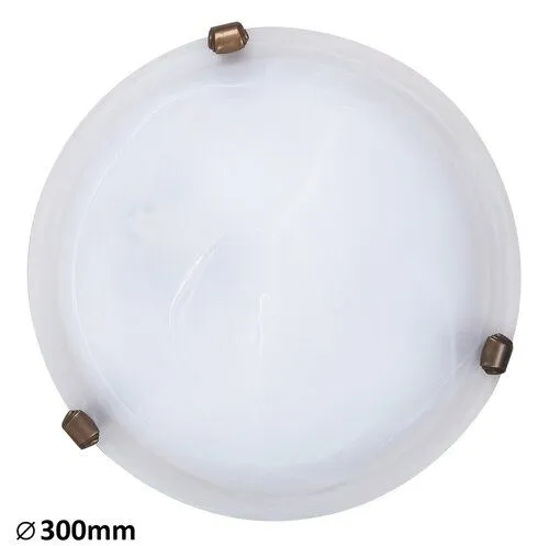 Rabalux Plafonjera Alabastro E27 1x MAX 60W belo staklo - alabaster (3203)