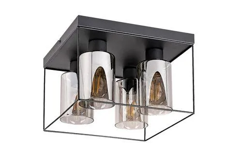 Rabalux Plafonjera Chadwick E27 4x MAX 25W crna (71034)