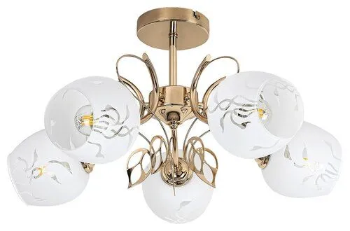 Rabalux Plafonjera Fauna E27 5x MAX 40W zlatna (5099)