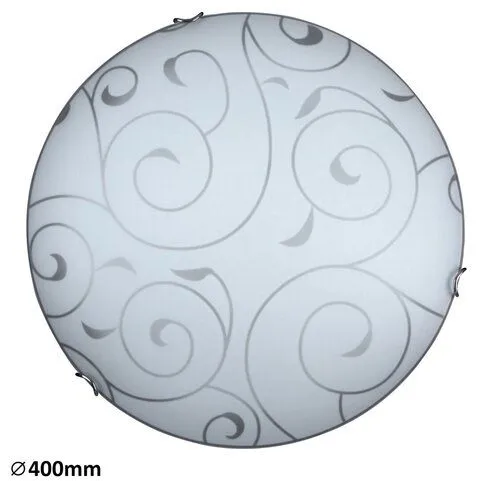 Rabalux Plafonjera Harmony Lux E27 2x MAX 60W ovas hrom (3853)