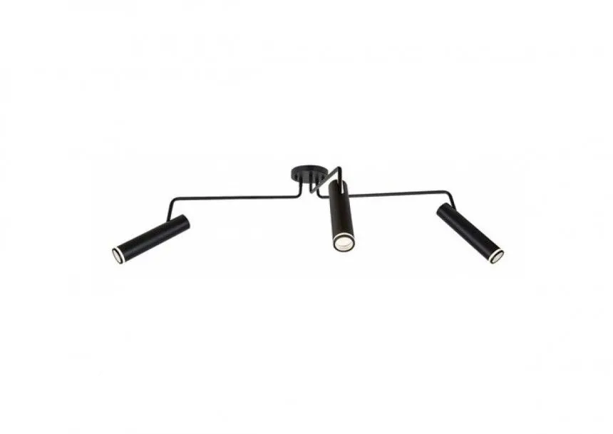 Rabalux Plafonjera Senobia GU10 3x MAX 35W crna (73039)