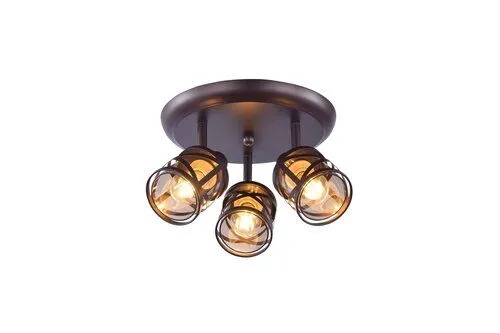 Rabalux Spot rasveta Oberon E14 3x MAX 40W braon (5337)