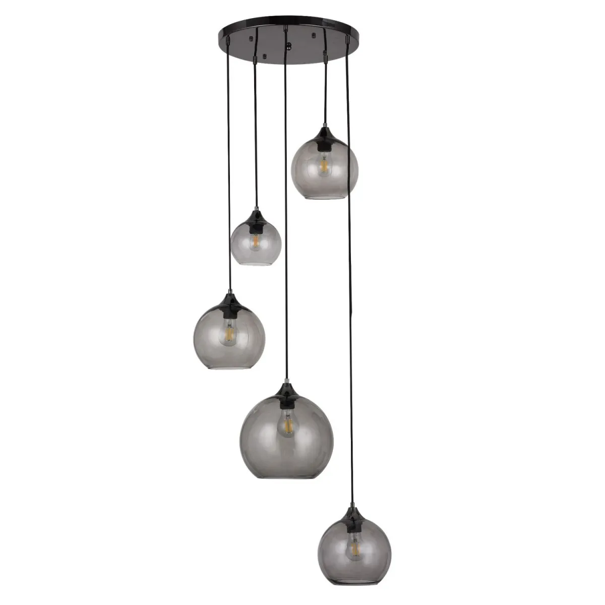 RABALUX Tanesha visilica E27 5X MAX 40W crna