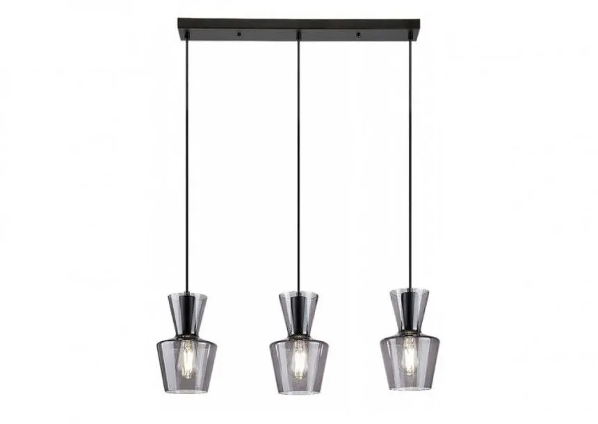 Rabalux Visilica Abra E27 3x MAX 60W mat crno (72163)