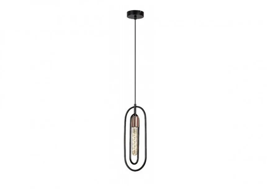 Rabalux Visilica Rovier E27 1x MAX 40W mat crno (72263)