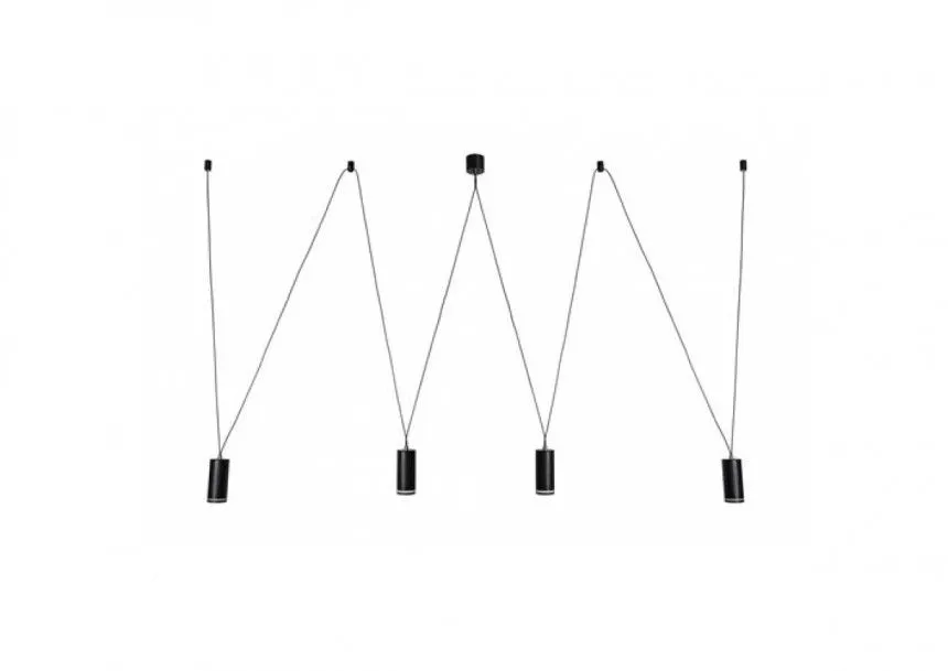 Rabalux Visilica Senobia GU10 4X MAX 5W crna (73038)