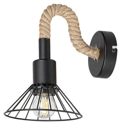 Rabalux Zidna lampa Daryl E27 1x MAX 40W crna (5270)
